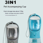 Pet Travel Water & Food Cup 3-in-1