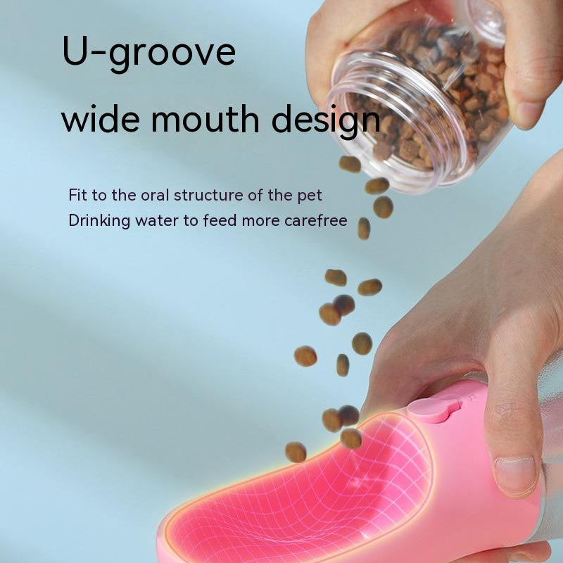 Pet Travel Water & Food Cup 3-in-1