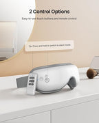 RENPHO Eye Massager with Heat, Mothers Day Birthday Gifts for Mom, Women, Her, Wife, FSA Eligible HSA Items Lists, Sleep Mask with Remote Compress, Head Massager for Migraine Relief Stye Eye Eyeris 1