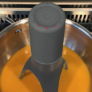 Uutensil Stirr - The Unique Automatic Pan Stirrer - With LED Speed Indicator, Red