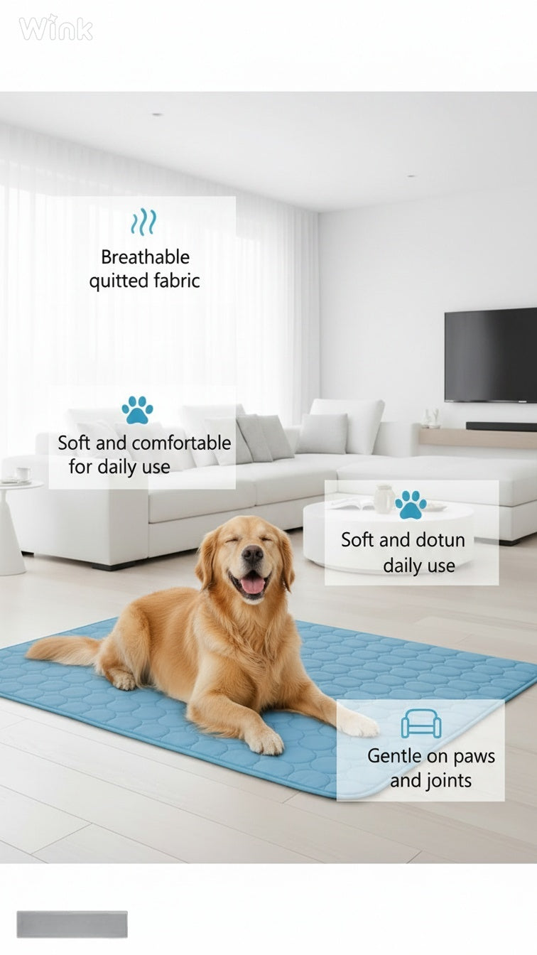 Dog Cooling Mat Summer Pets Cold Bed Extra Large For Small Big Dogs Pet Accessories Cat Durable Blanket Sofa Cat Ice Pad Blanket Pet Products