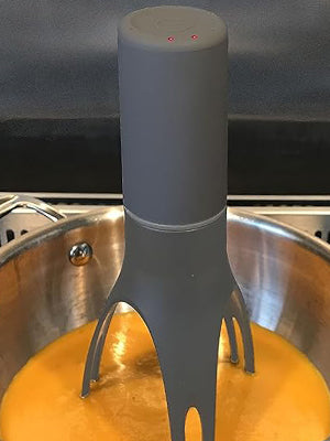 Uutensil Stirr - The Unique Automatic Pan Stirrer - With LED Speed Indicator, Red