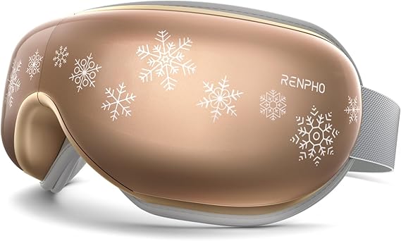 RENPHO Eye Massager with Heat, Mothers Day Birthday Gifts for Mom, Women, Her, Wife, FSA Eligible HSA Items Lists, Sleep Mask with Remote Compress, Head Massager for Migraine Relief Stye Eye Eyeris 1